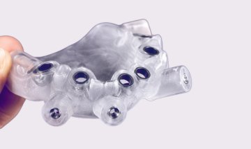 Guia cirurgico para implantes dentarios
